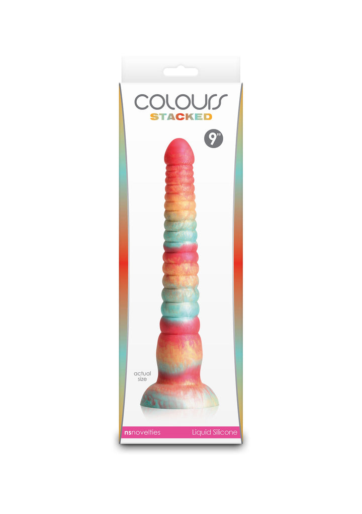 Stacked 9 inch Dildo - Rood - afbeelding 7