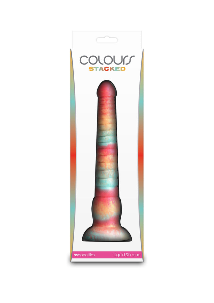 Stacked 9 inch Dildo - Rood - afbeelding 8