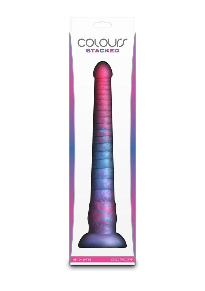 Stacked 12 inch Dildo - Blauw - afbeelding 3