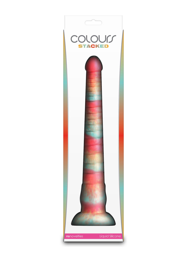 Stacked 12 inch Dildo - Rood - afbeelding 8