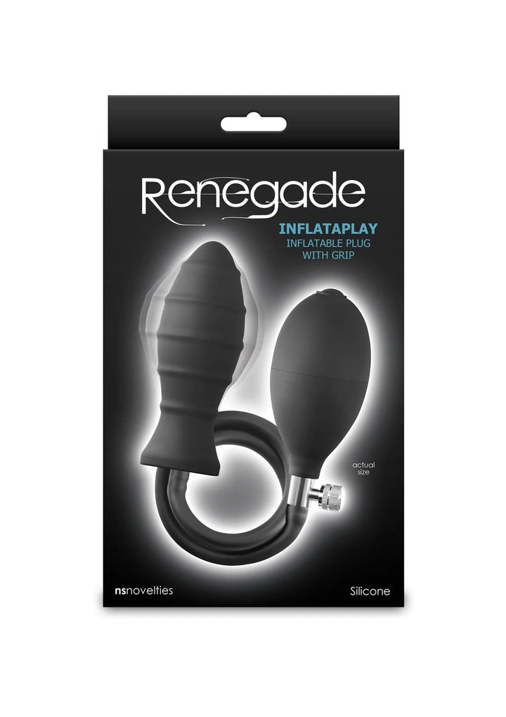 NS Novelties Renegade InflataPlay opblaasbare Anaal plug | Opblaasbare Buttplug - NS Novelties | SIN&LACE