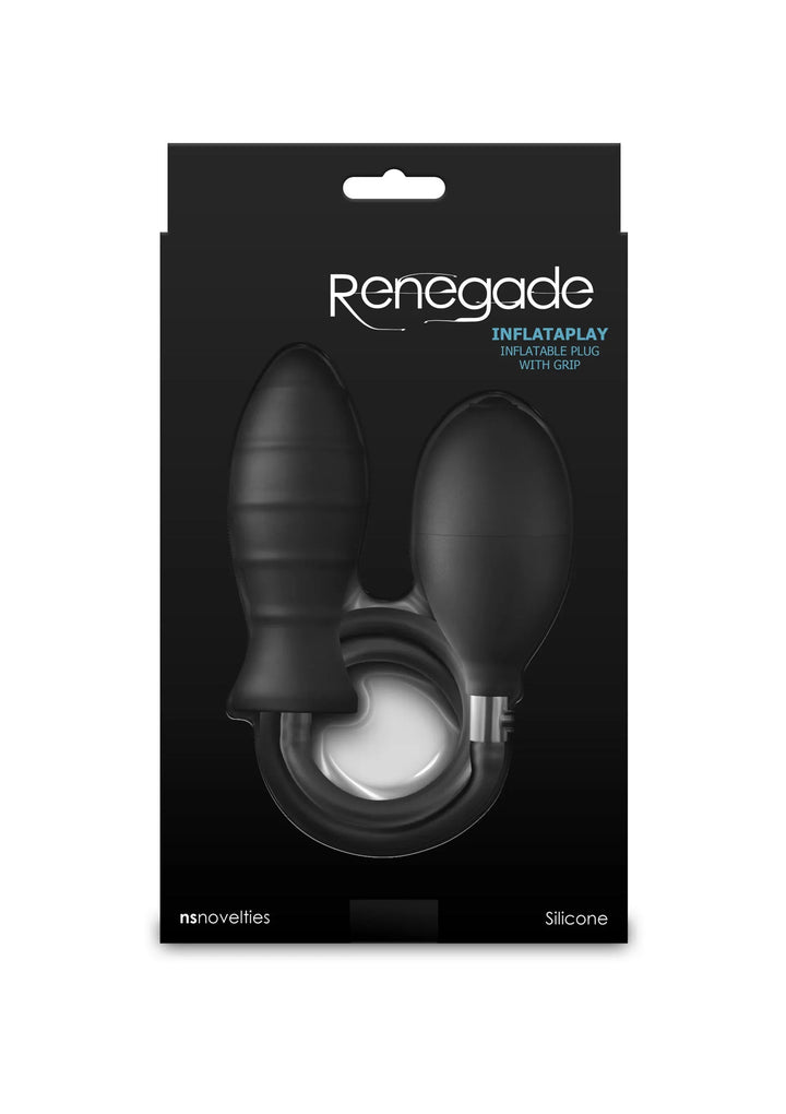 NS Novelties Renegade InflataPlay opblaasbare Anaal plug | Opblaasbare Buttplug - NS Novelties | SIN&LACE