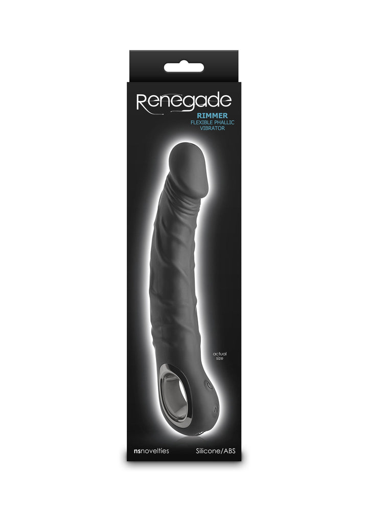 NS Novelties Renegade Rimmer Anaal Vibrator Zwart - productfoto 2 | SIN&LACE