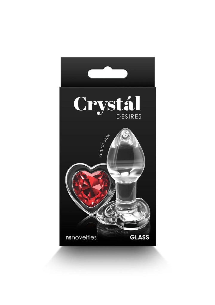 Crystal Desires Red Heart Small | Buttplug - NS Novelties | SIN&LACE