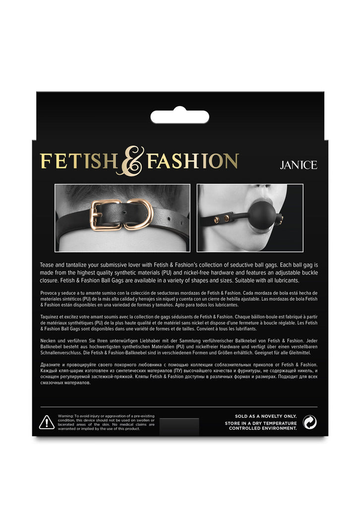 NS Novelties Fetish & Fashion Janice ball gag
