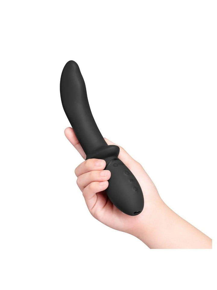 b-Vibe rimstimulator voor P-spot zwart | Anaal vibrator - b-Vibe | SIN&LACE