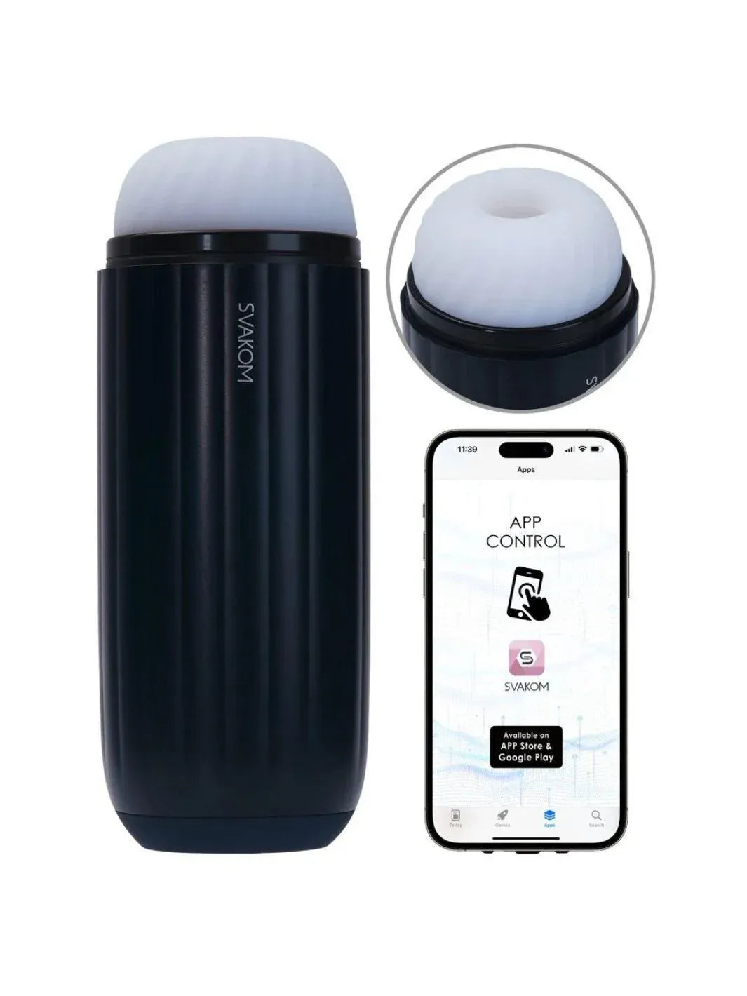 Svakom Sam Neo 2 Pro- Interactieve Masturbator met vibratie | Masturbators - Kiiroo | SIN&LACE