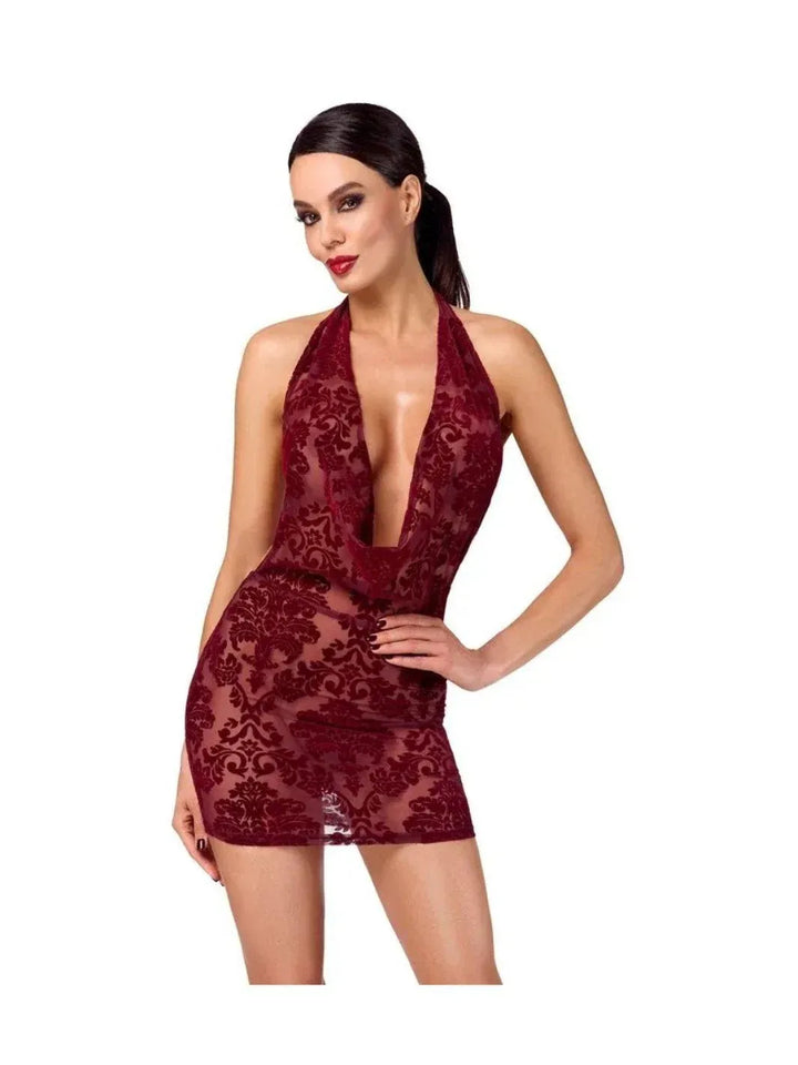 Kink Royal mini jurk met decolleté | Jurk - Noir Handmade | SIN&LACE