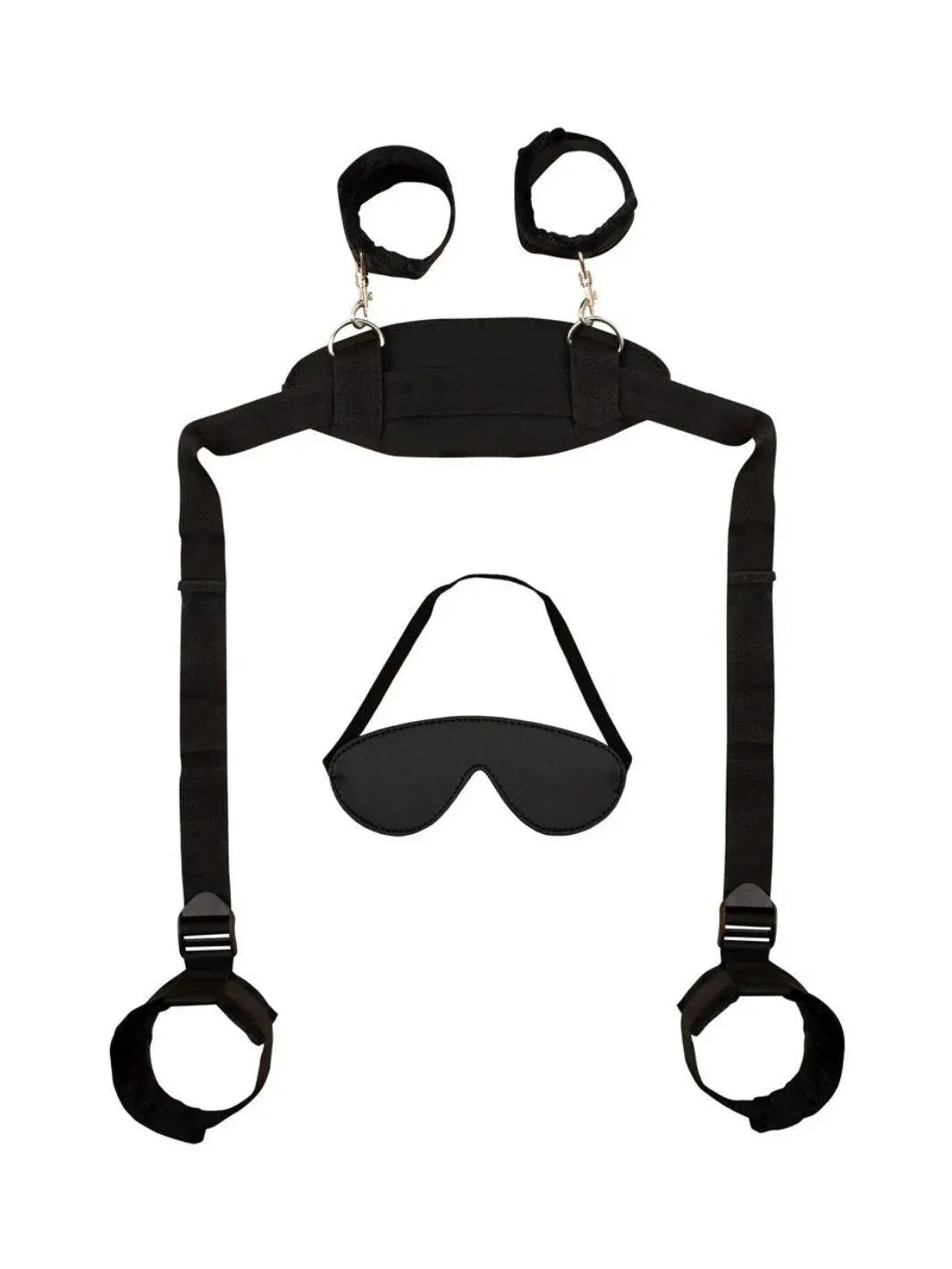 Hals-Pols-Enkel Boeien Set | Hals-Hand-Enkelboeien set - Bad Kitty | SIN&LACE