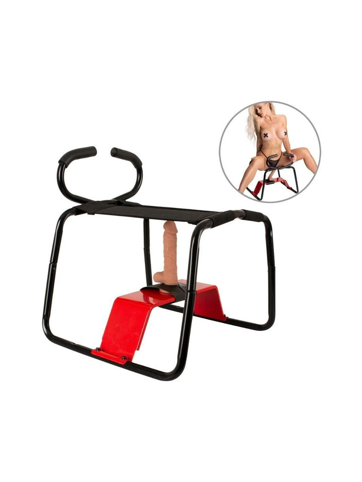 You2Toys seksstoel zwart/rood