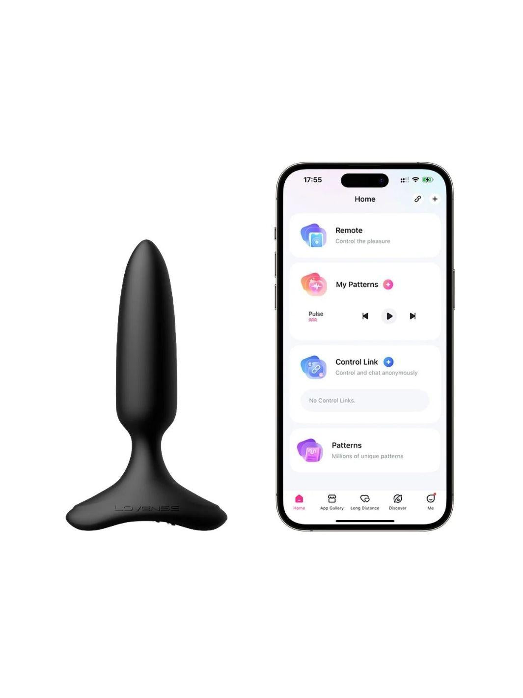 Lovense Hush 2 anaalvibrator zwart | Anaal vibrator - Lovense | SIN&LACE