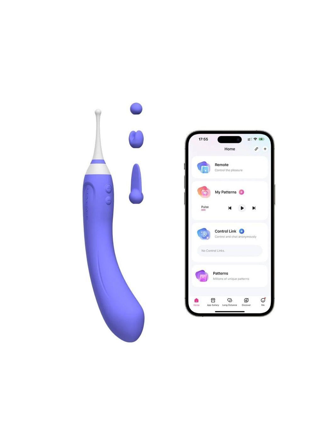Lovense Hyphy vibrator blauw | vibrator - Lovense | SIN&LACE