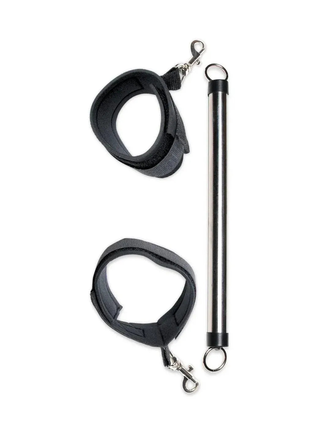 Zwarte Spreidstang met Klittenbandsluiting | Spreidstangen - Fetish Fantasy Series | SIN&LACE