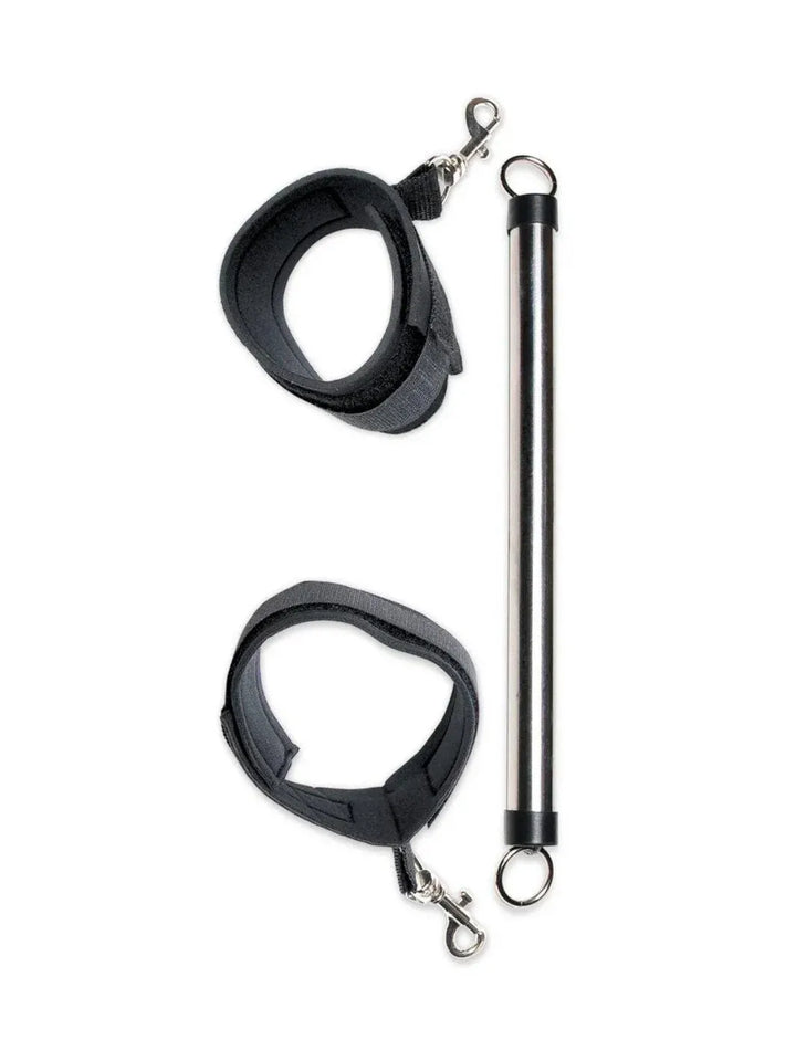 Zwarte Spreidstang met Klittenbandsluiting | Spreidstangen - Fetish Fantasy Series | SIN&LACE