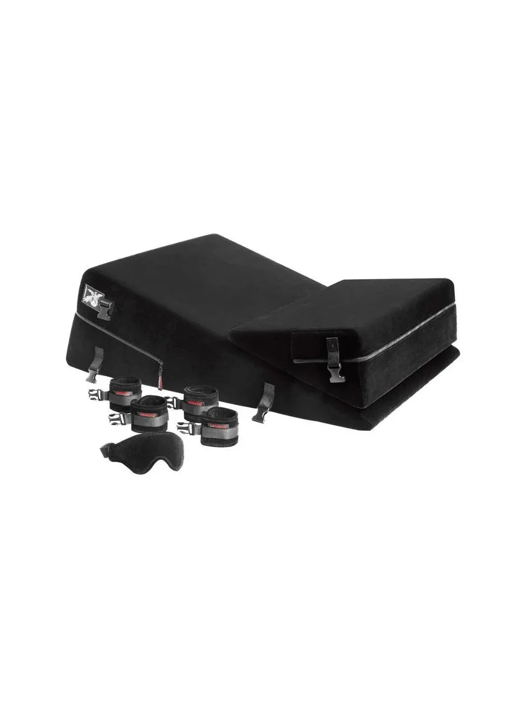 Liberator Wedge/Ramp zwart Label w/cuffs | Bondage kussen - Liberator | SIN&LACE