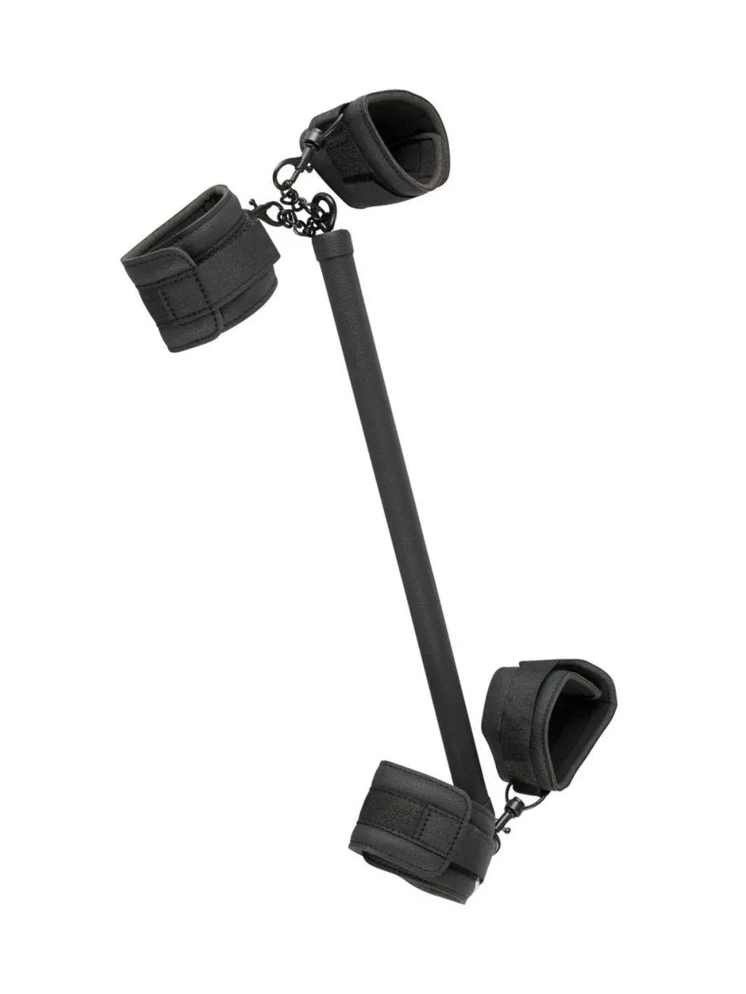 Spreidstang met Hand en Enkelboeien - Zwart | Spreidstangen - Fetish Collection | SIN&LACE