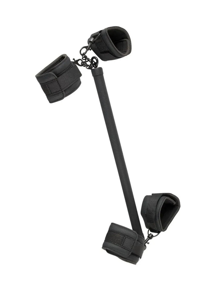 Spreidstang met Hand en Enkelboeien - Zwart | Spreidstangen - Fetish Collection | SIN&LACE