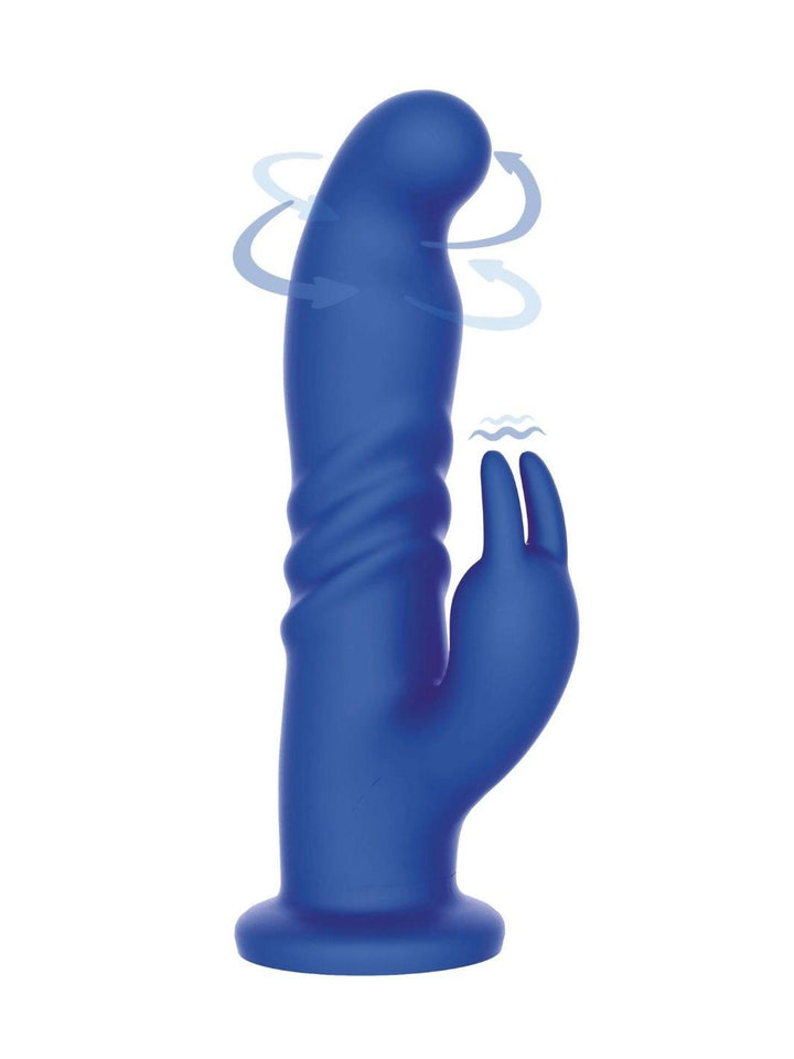 Playhouse Roterende G-spot Rabbit Vibrator Blauw