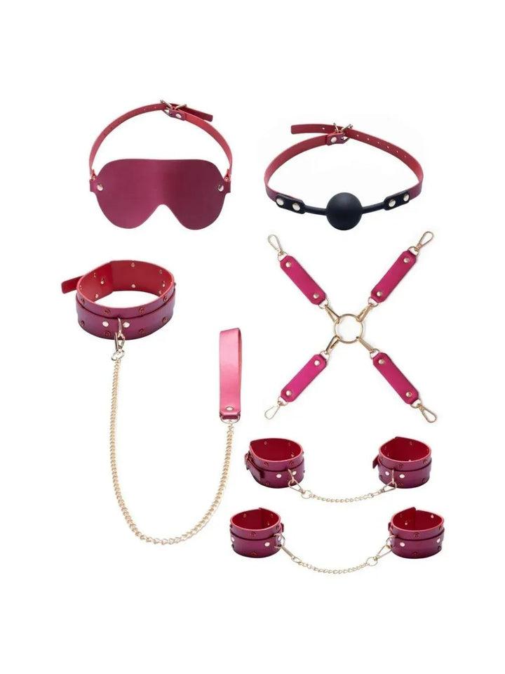 Bad Kitty Bondage Set - Roze (6-delig) | Bondage Set - Bad Kitty | SIN&LACE