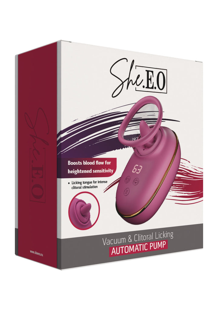 Licking Clitoral Automatic Pump