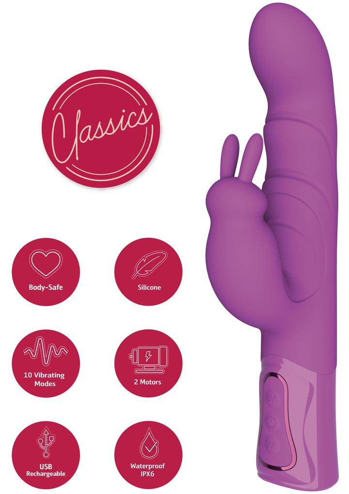 She.E.O Dikke G-spot Rabbit Vibrator Paars - productfoto 7 | SIN&LACE
