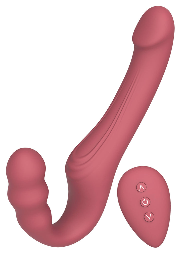 She.E.O Strapless Strap-On Vibrator Roze - productfoto 1 | SIN&LACE