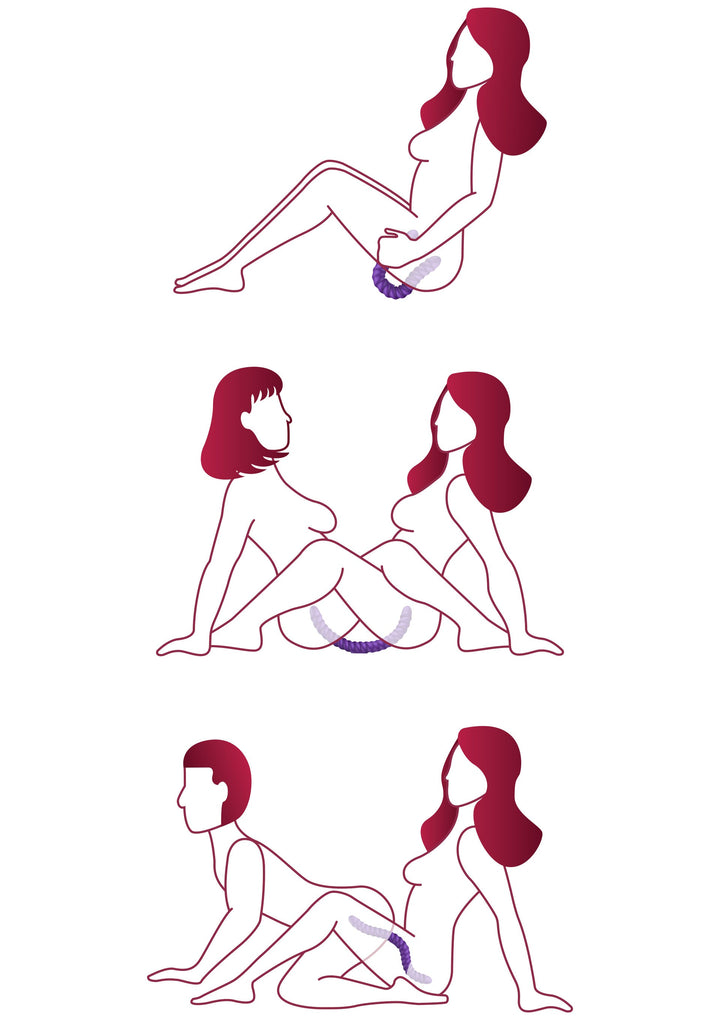 She.E.O Dubbelzijdige Flexibele Vibrator Paars - productfoto 7 | SIN&LACE