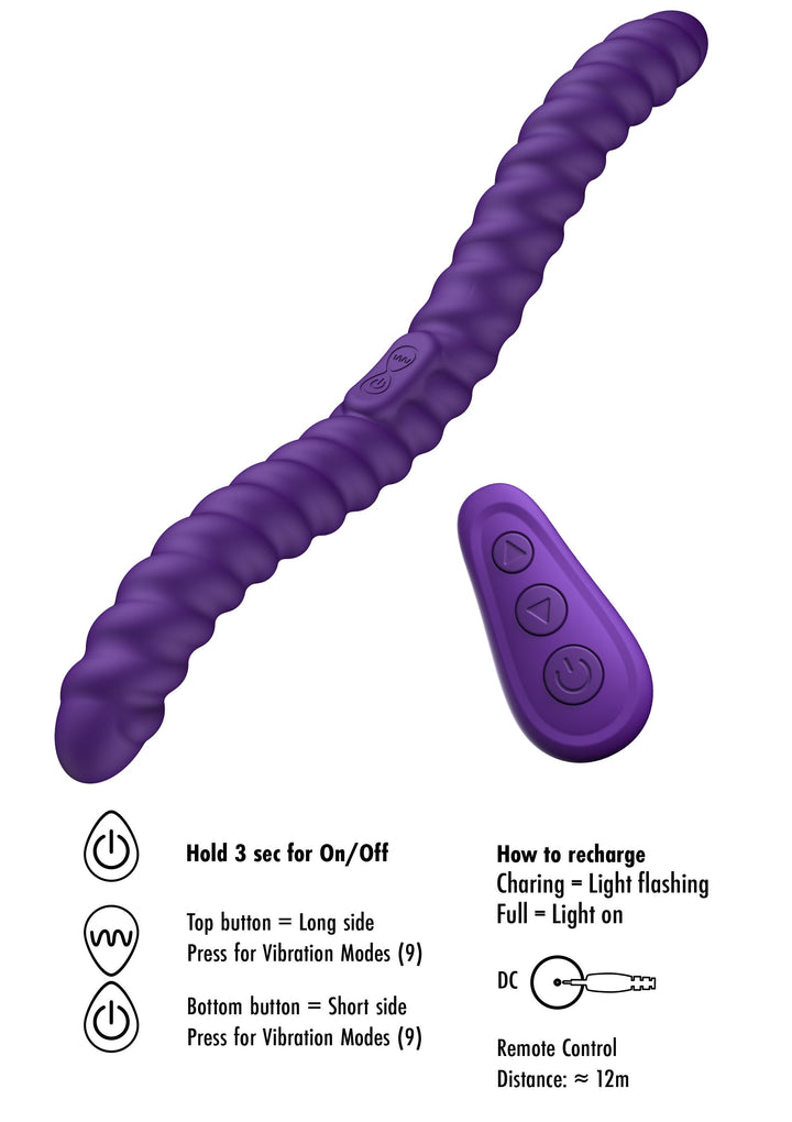 She.E.O Dubbelzijdige Flexibele Vibrator Paars - productfoto 9 | SIN&LACE