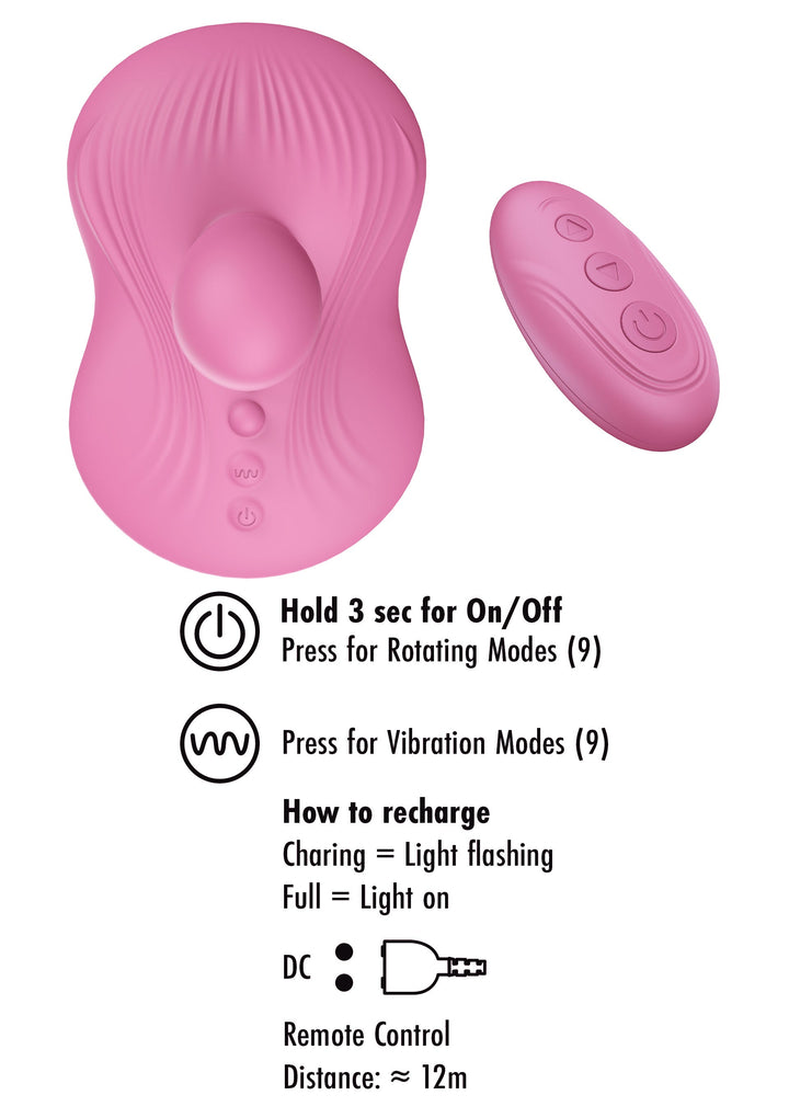 She.E.O Roterende Zadelvibrator Roze - productfoto 8 | SIN&LACE