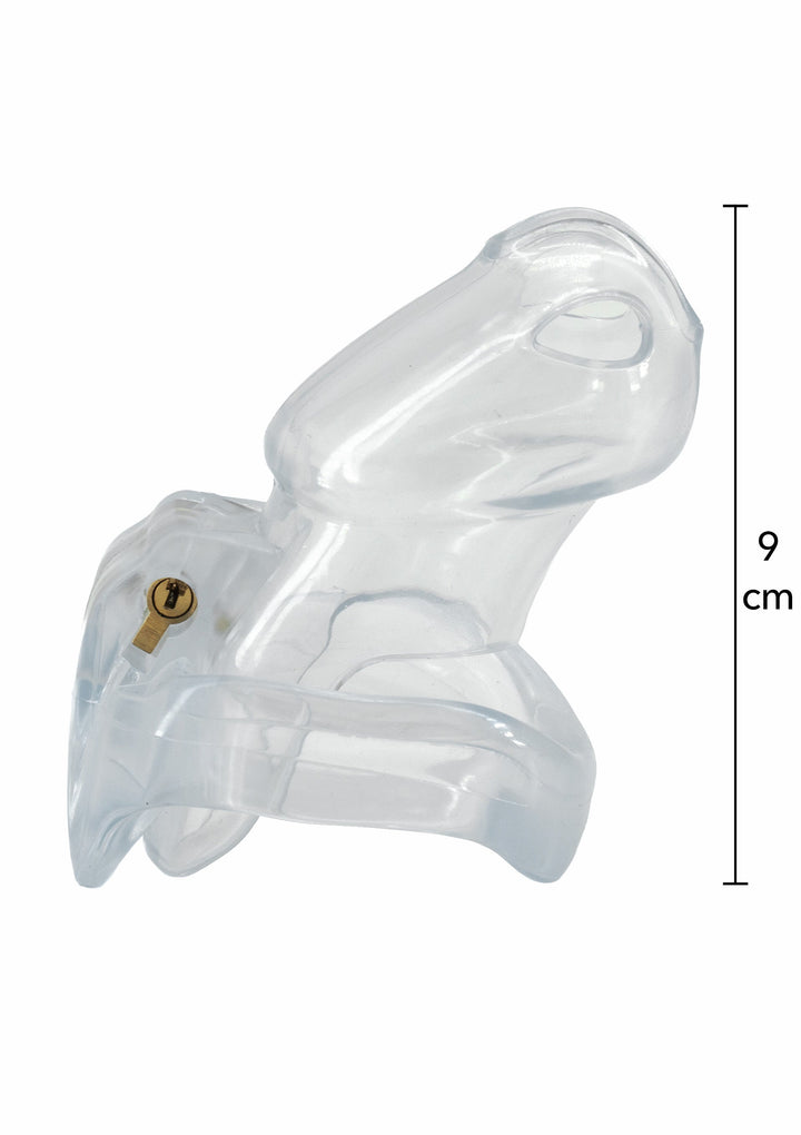 Clear Control Cock Cage Long