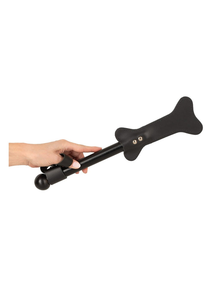 Leather Paddle Dog Bone