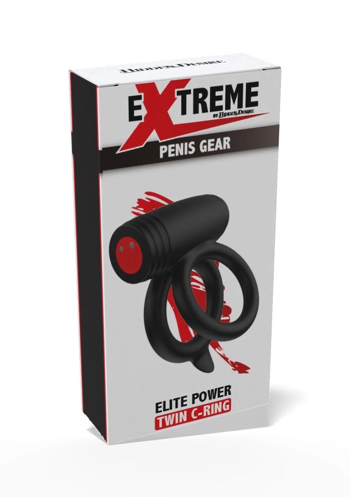 Elite Power Twin C-Ring Cockring | Cockring - Hidden Desire | SIN&LACE