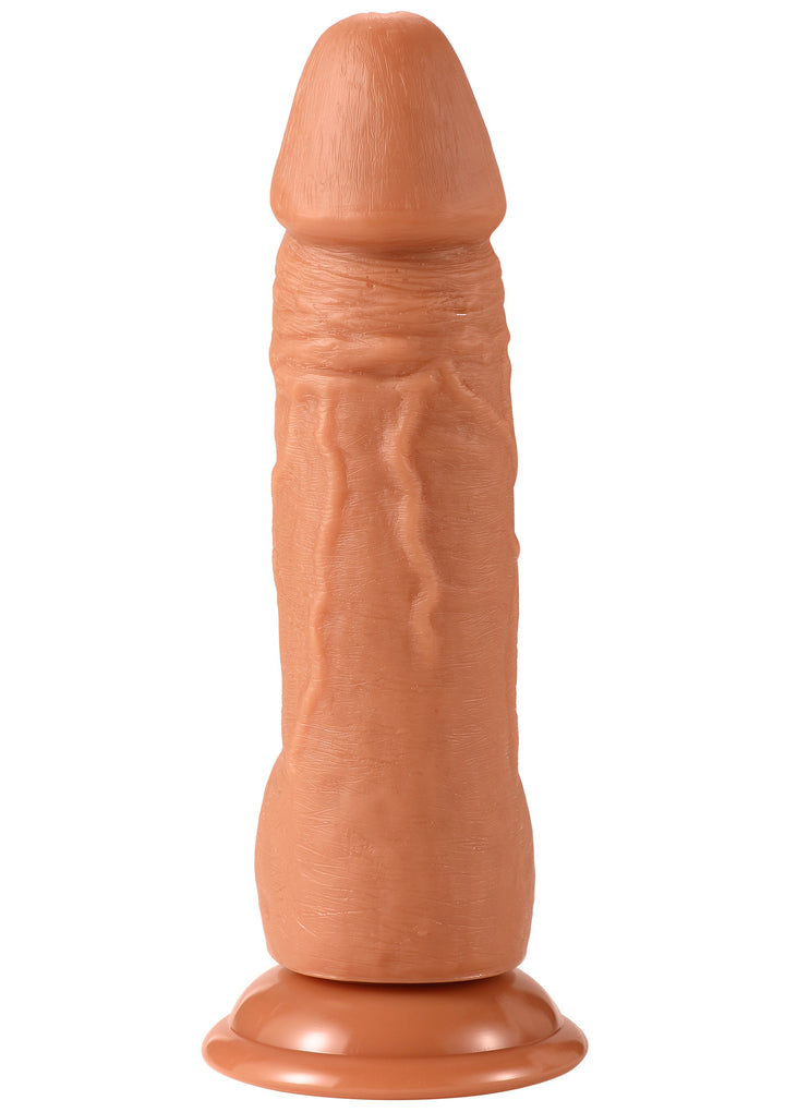 Realistic Dildo PVC 18 cm - Huidskleur - afbeelding 6