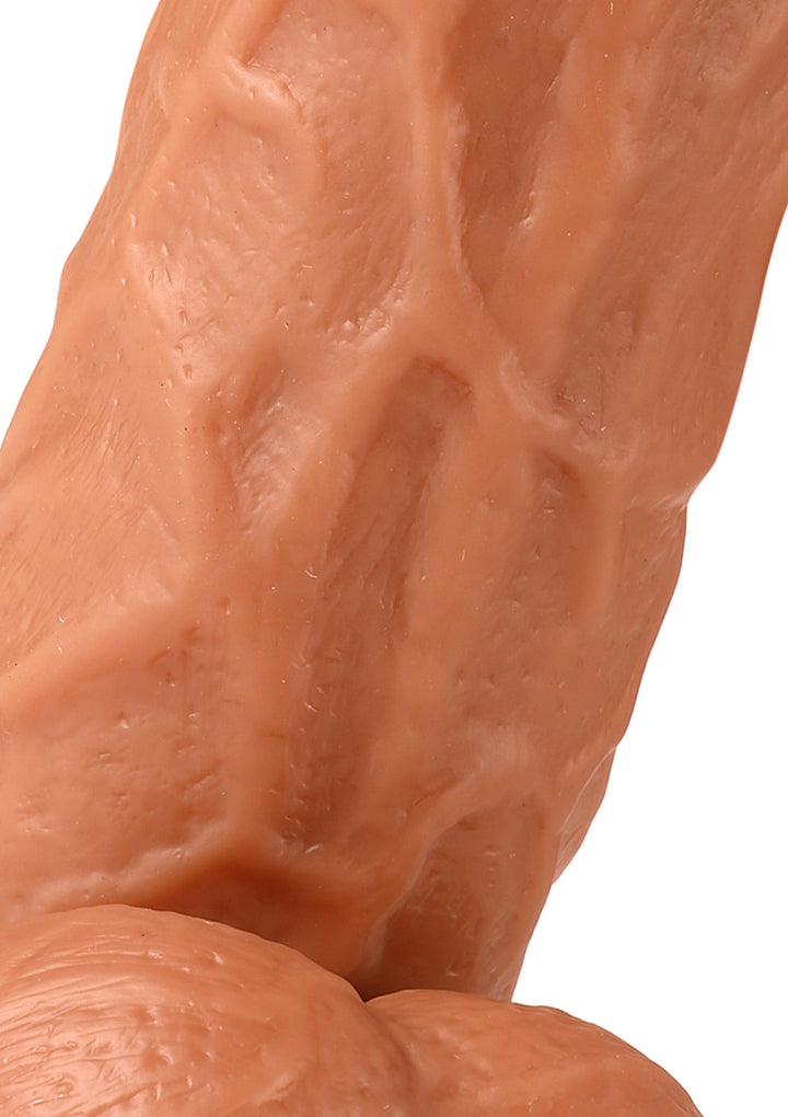 Realistic Dildo PVC 21 cm - Huidskleur - afbeelding 7
