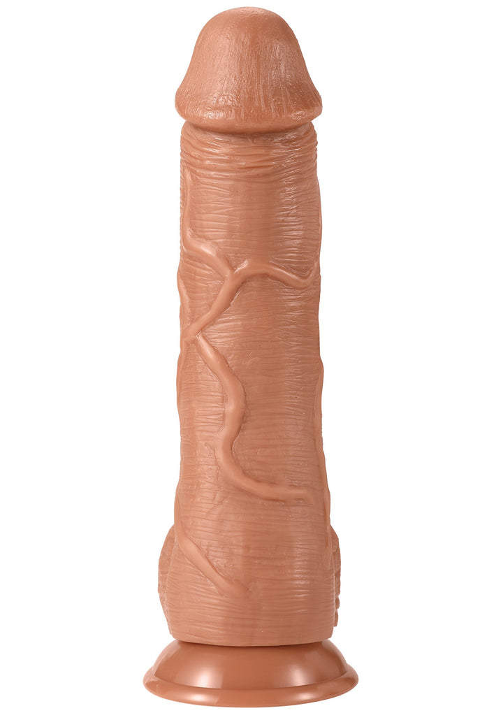 Realistic Dildo PVC 28 cm - Huidskleur - afbeelding 5