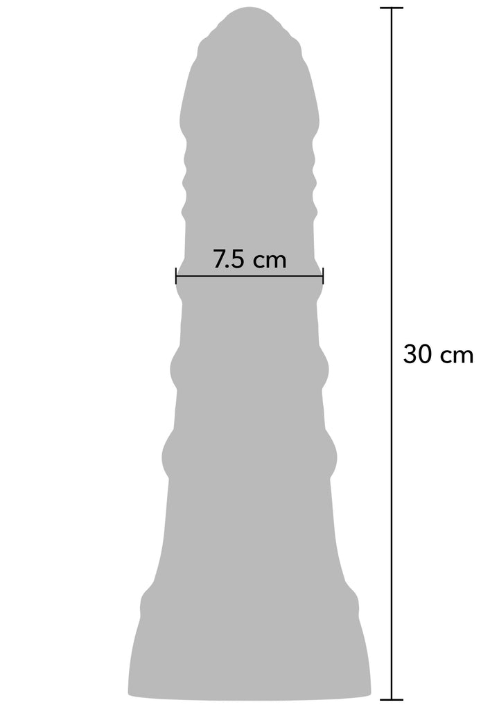 Hidden Desire Inferno Big Boys PVC Dildo Zwart - productfoto 16 | SIN&LACE
