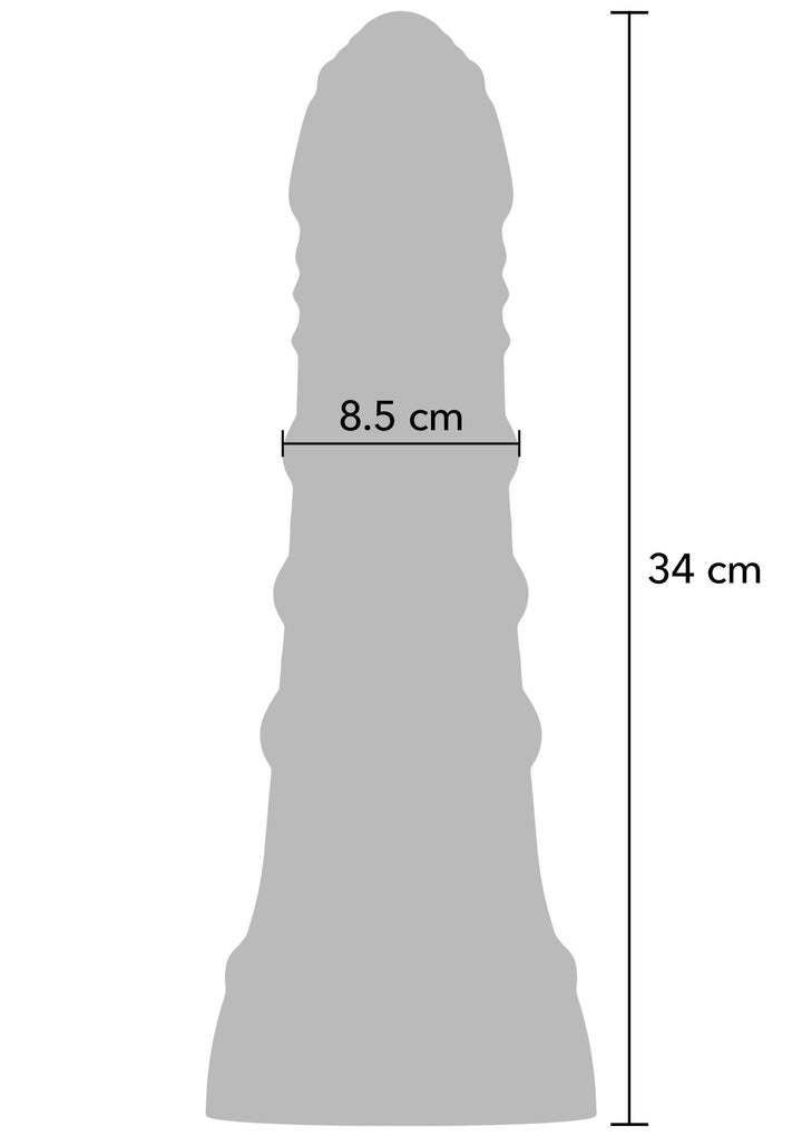 Hidden Desire Inferno Big Boys PVC Dildo Zwart - productfoto 24 | SIN&LACE