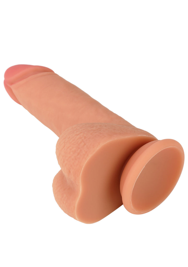 Realistic Dildo Liquid Silicone 16 cm - Huidskleur - afbeelding 8