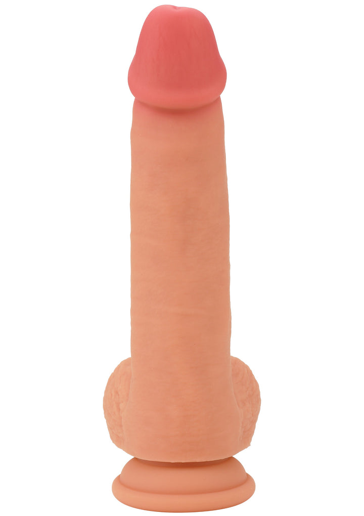 Realistic Dildo Liquid Silicone 18 cm - Huidskleur - afbeelding 5