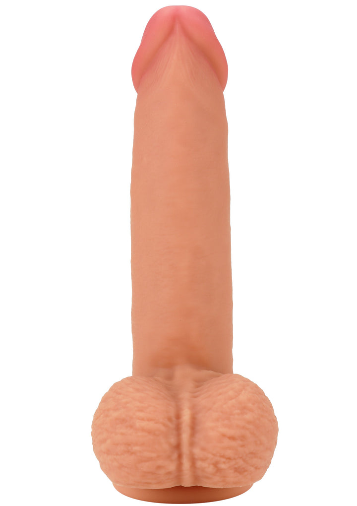 Realistic Dildo Liquid Silicone 18 cm - Huidskleur - afbeelding 6