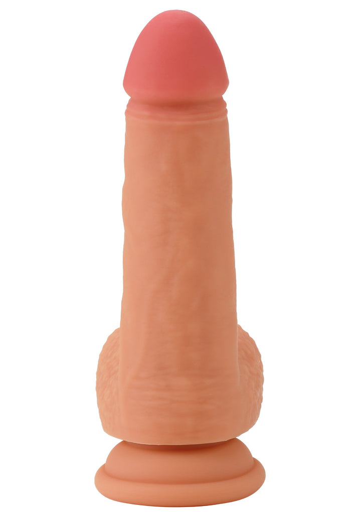 Realistic Dildo Liquid Silicone 20 cm - Huidskleur - afbeelding 5