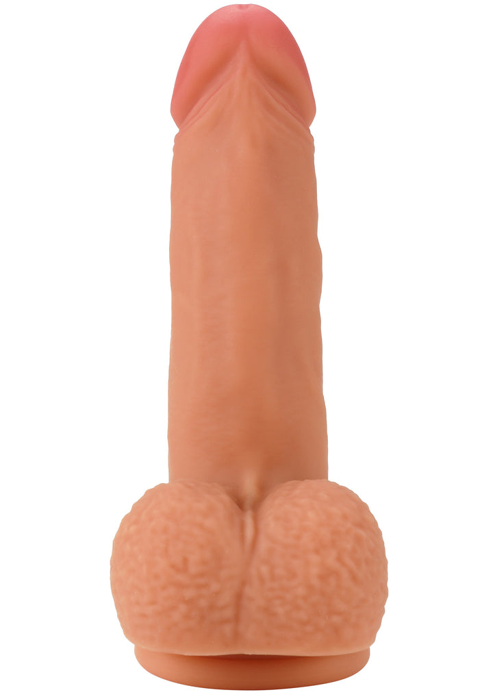 Realistic Dildo Liquid Silicone 20 cm - Huidskleur - afbeelding 6