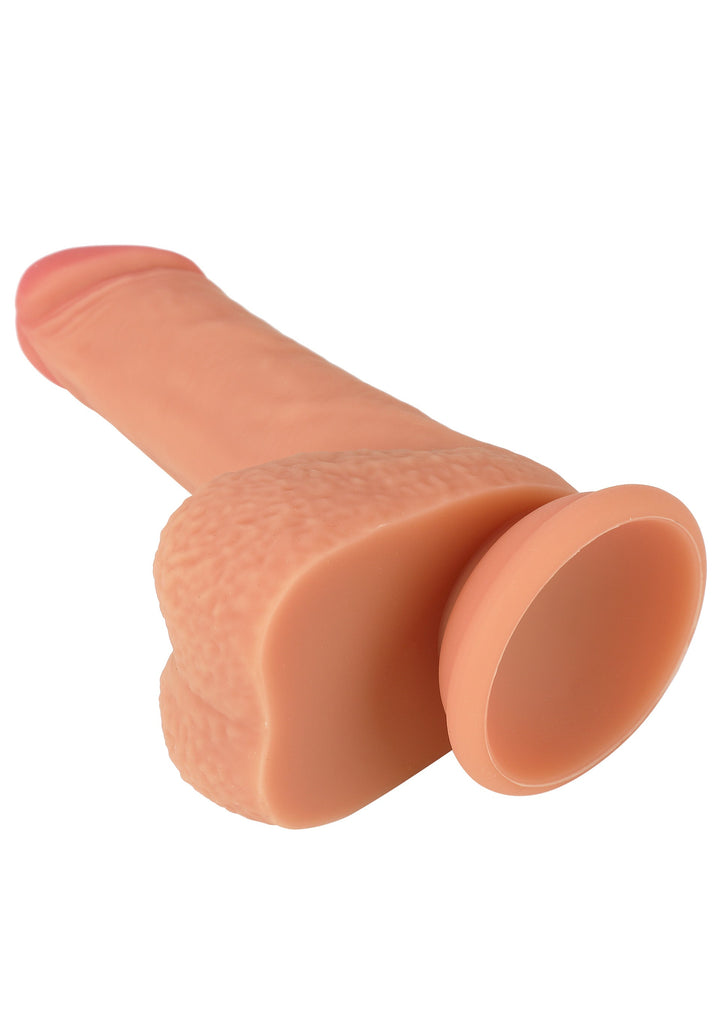 Realistic Dildo Liquid Silicone 20 cm - Huidskleur - afbeelding 8