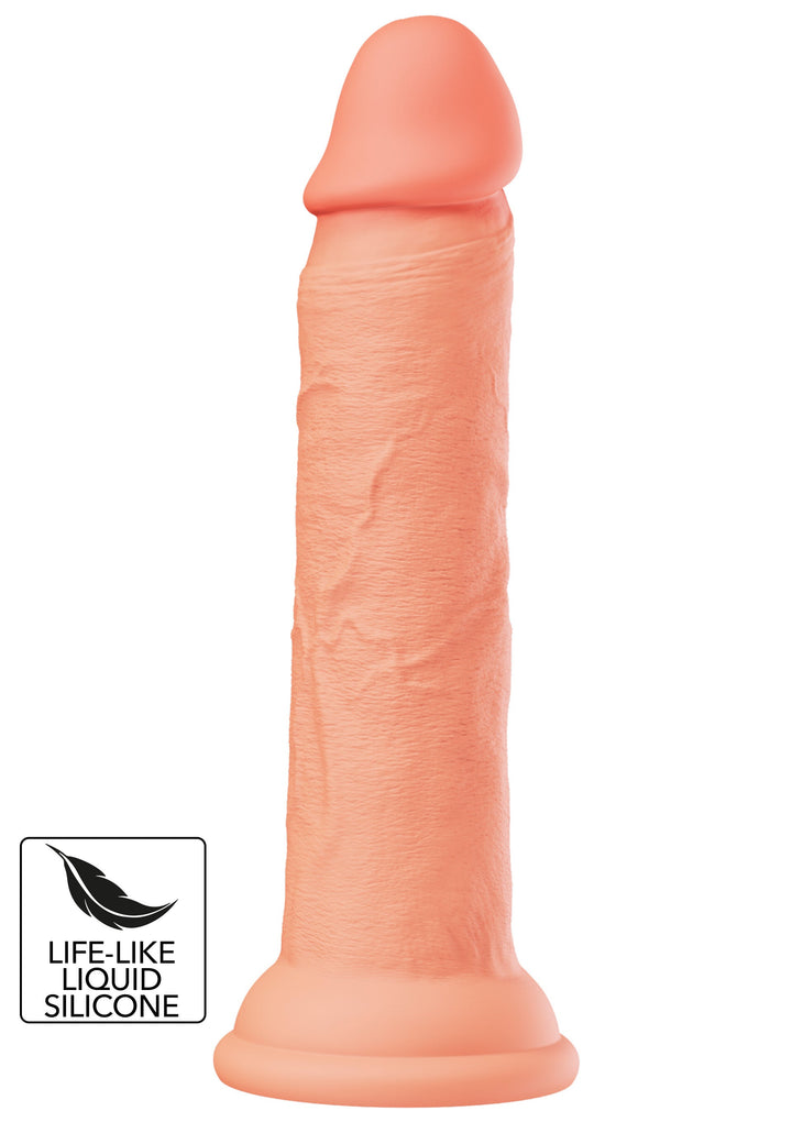 Realistic Dong Liquid Silicone 19 cm - Huidskleur - afbeelding 8