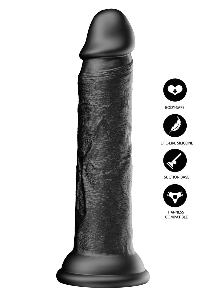 Realistic Dong Liquid Silicone 20.5 cm - Zwart - afbeelding 7
