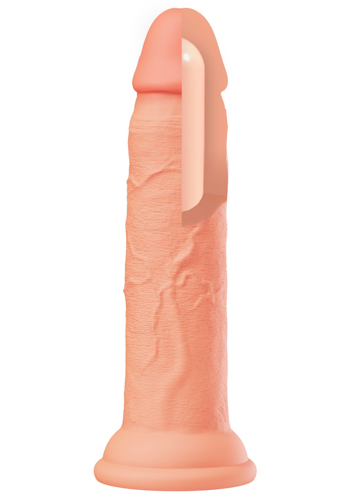 Realistic Dong Liquid Silicone 23 cm - Huidskleur - afbeelding 12