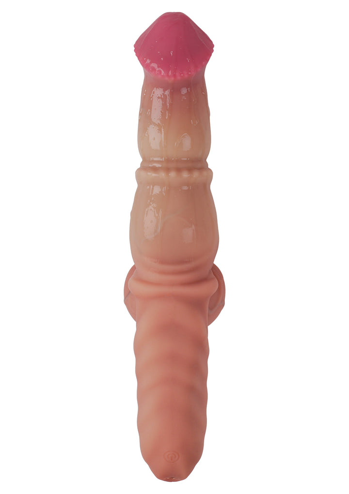 Mutant Rumbler Vibrating Dildo Liquid Silicone