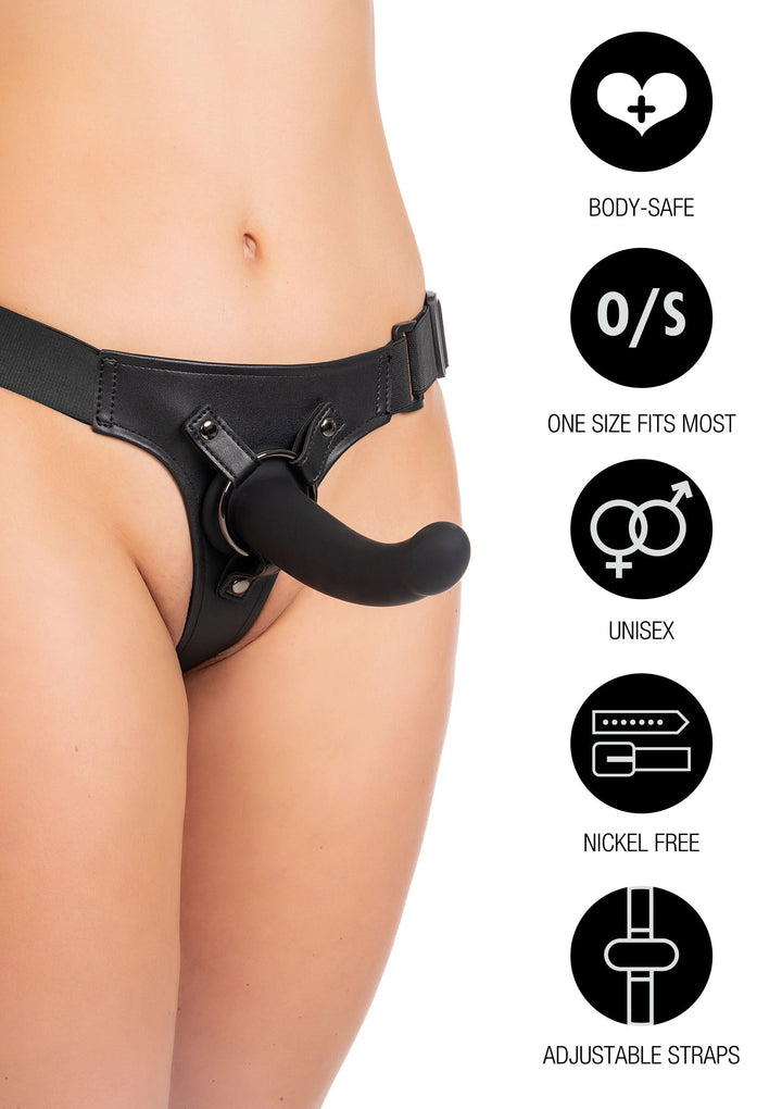 Sexy String Strap-On - Zwart - afbeelding 5