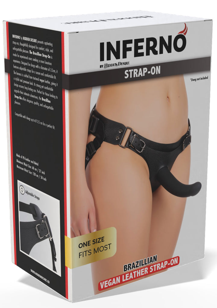 Brazillian Deluxe Strap-On - Zwart - afbeelding 3