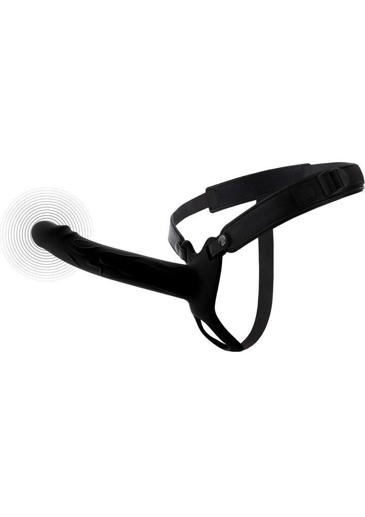 Hollow Penis Strapon Vibrating 20cm - Zwart - afbeelding 18